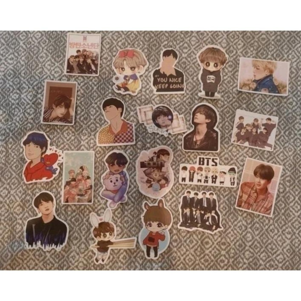BTS Stickers Bts vinyl stickers korean singer boy band 75 stickers decals New - Picture 3 of 5